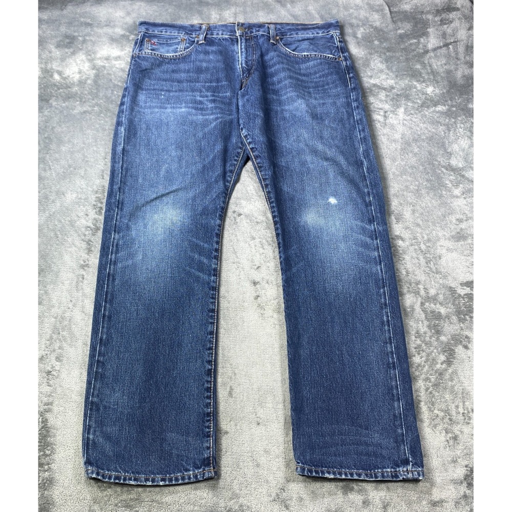 Vintage Polo Ralph Lauren Jeans Mens 34x30 Authentic Dungarees Straight Leg 90s